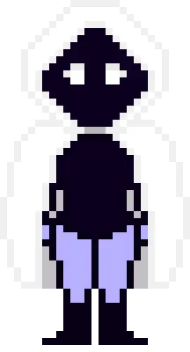Pixel Art Hooded Character
