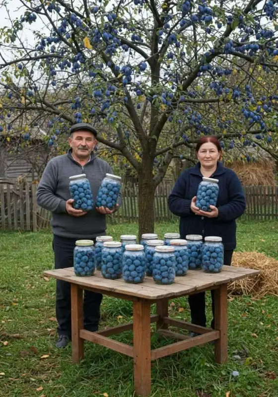 Plum Harvest Jar Presentation