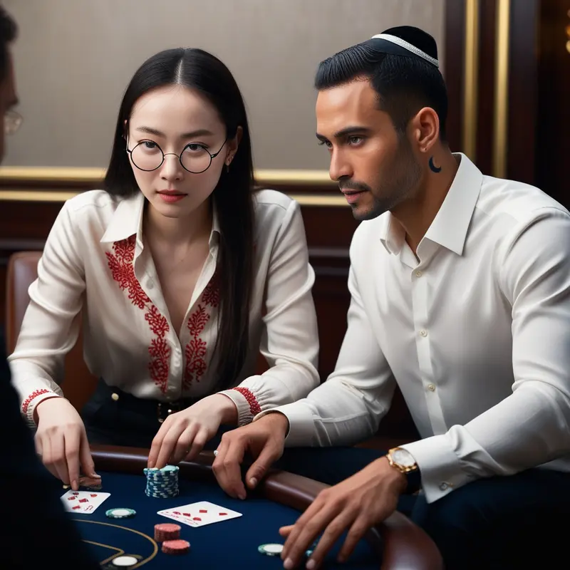 Poker Players In Action