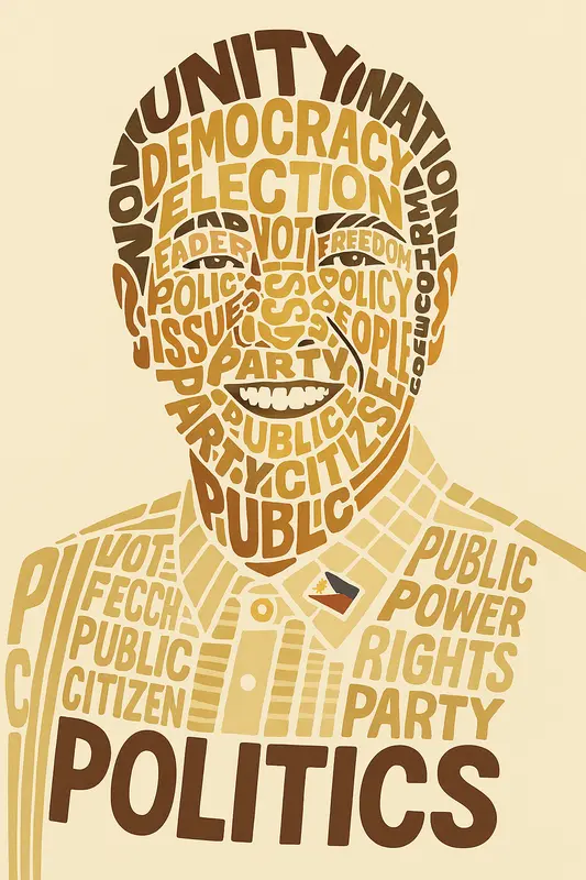 Politics And Face Illustration