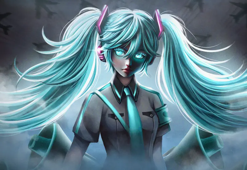 Portrait of Hatsune Miku
