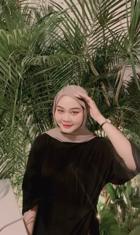 Portrait With Greenery Background