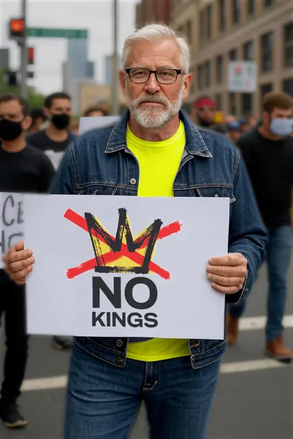 Protest Sign Against Kings