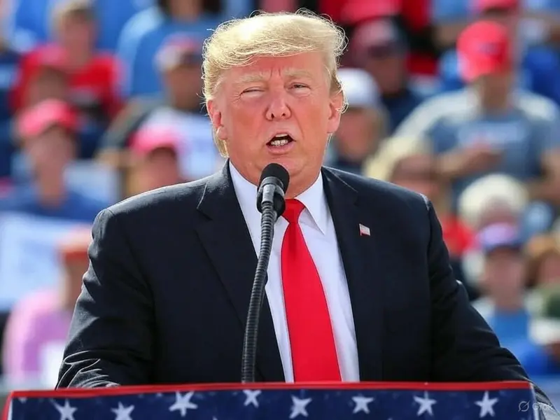 Public Speech At Podium