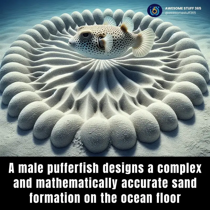 Pufferfish And Sand Formation