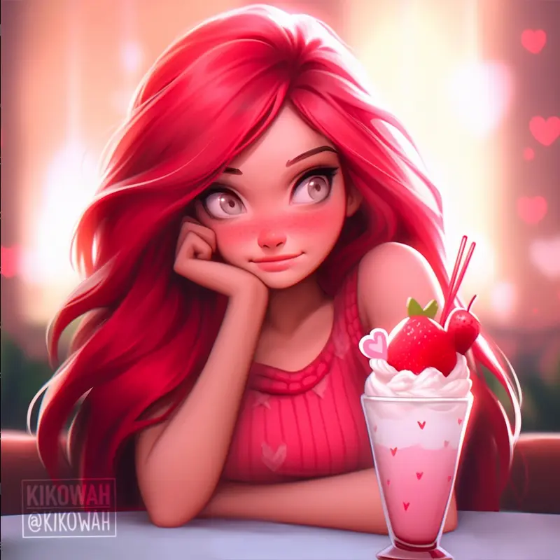 Red Haired Girl Portrait