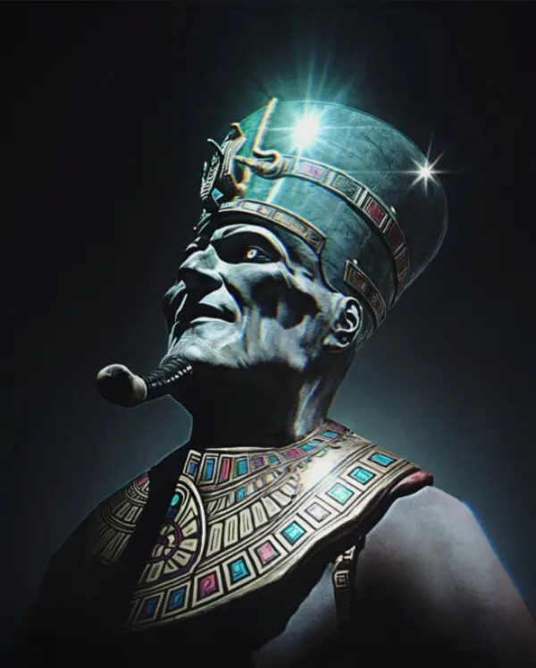 Regal Egyptian Pharaoh Statue