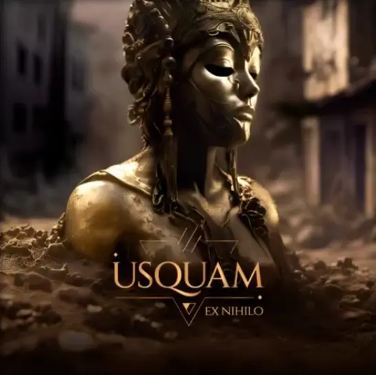 Regal Masked Statue In Ruins