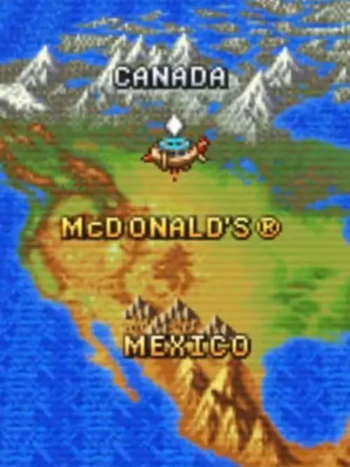 Retro Game Map Illustration