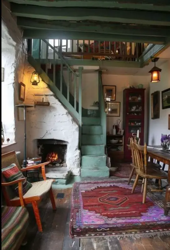 Rustic Cozy Living Interior