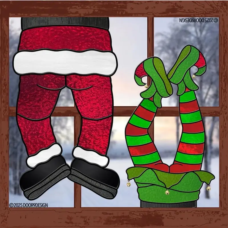 Santa And Elf Legs