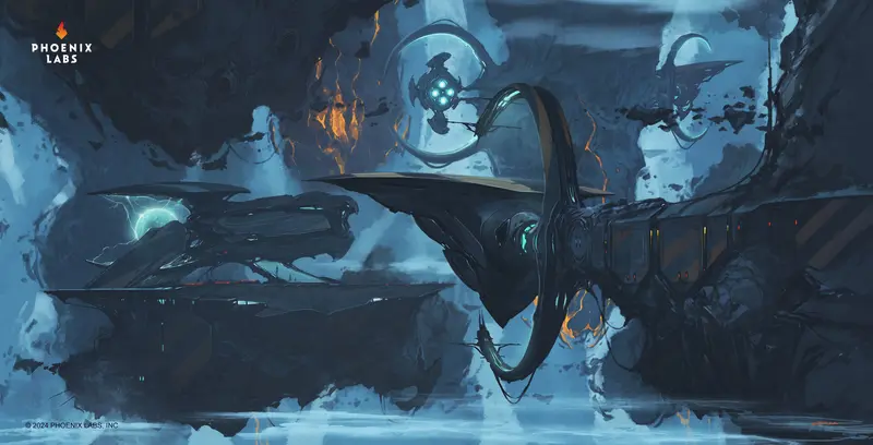 Sci-fi Futuristic Floating Structures