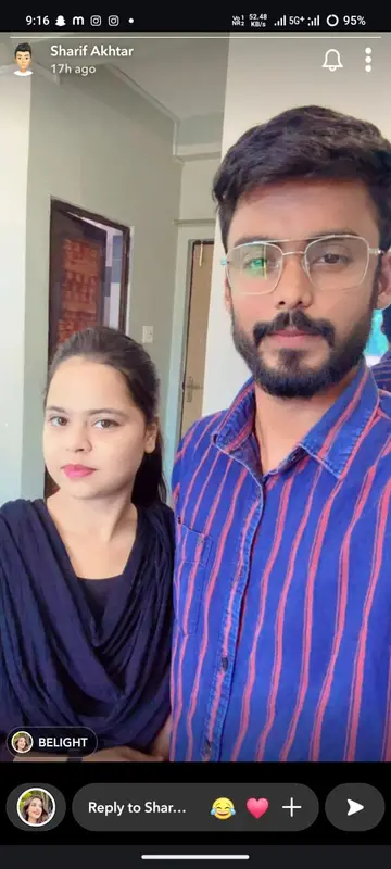 Selfie Of A Man And Woman