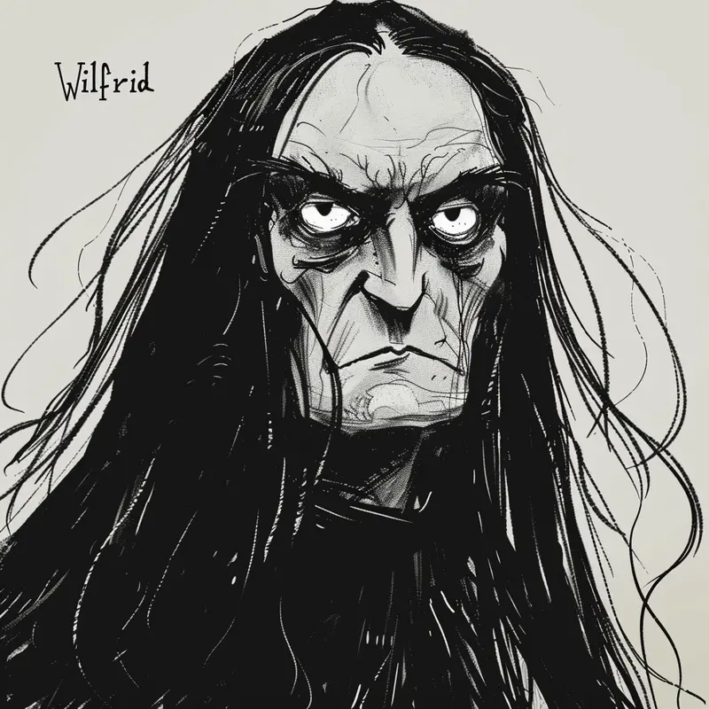 Sinister Long-haired Portrait