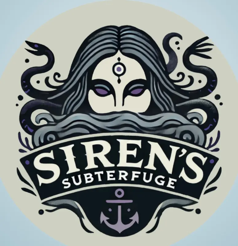 Siren Illustration With Anchor