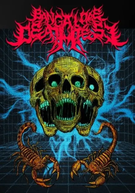 Skull With Scorpions Artwork