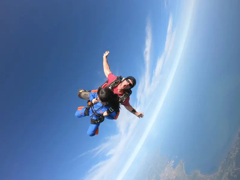 Skydiving Tandem Duo Midair