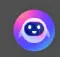 Smiling AI Robot Logo