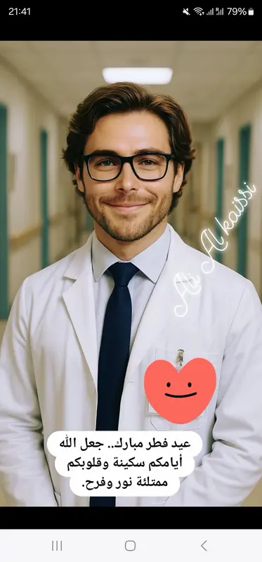 Smiling Doctor In Corridor