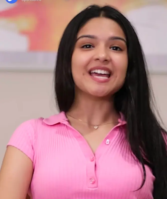 Smiling Woman In Pink