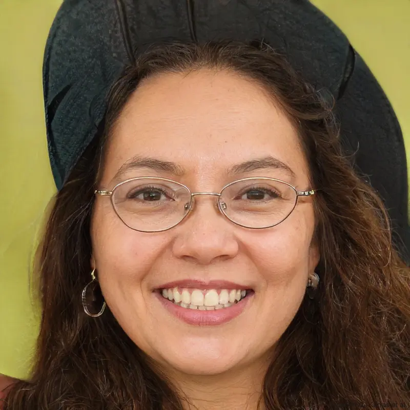 Smiling Woman With Glasses