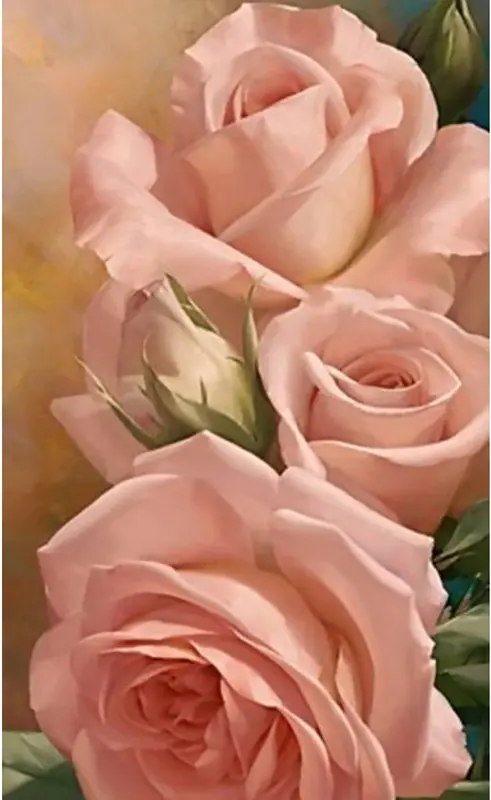 Soft Pink Rose Close-Up