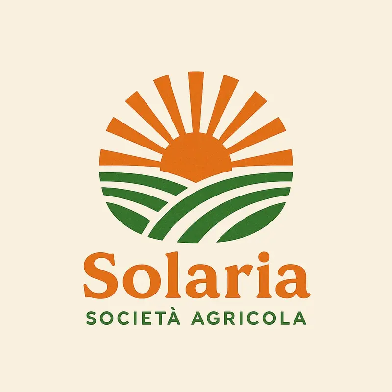 Solaria Logo: Sun And Fields