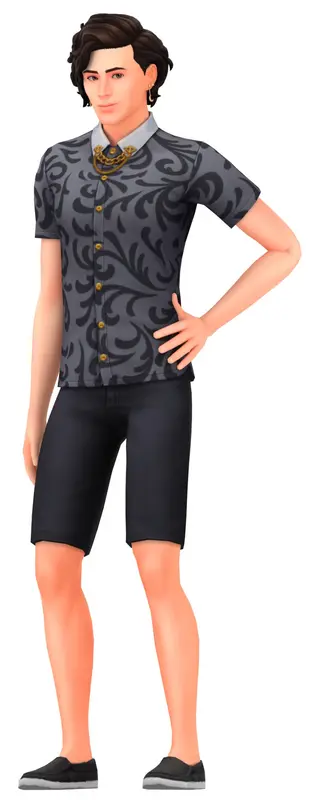 Stylish AI-generated Male Character