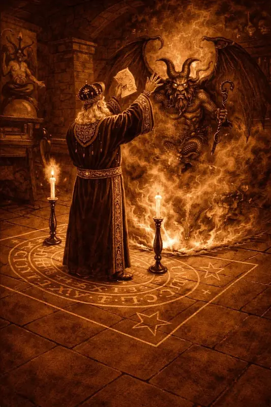 Summoning Fiend In Chamber