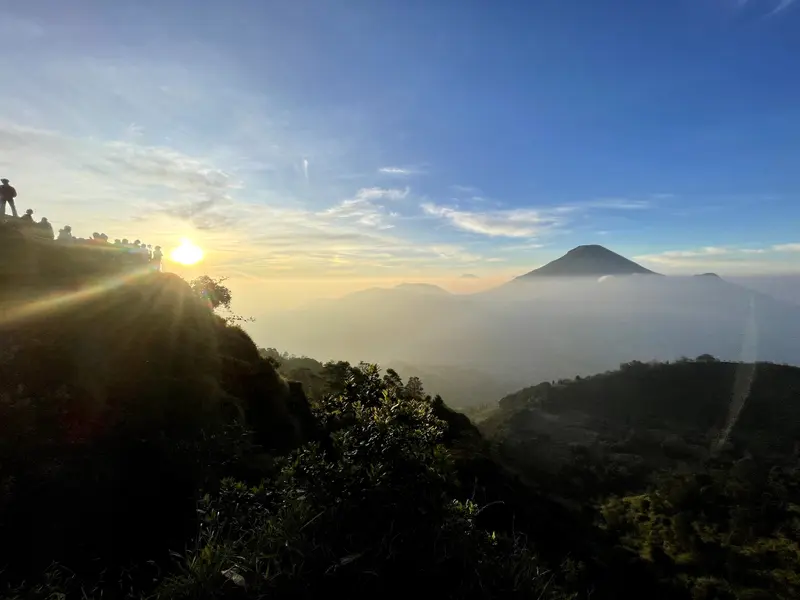 Sunrise Over Mountain Landscape