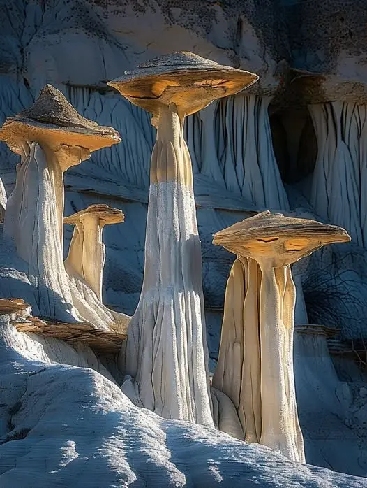 Surreal Mushroom Rock Formations