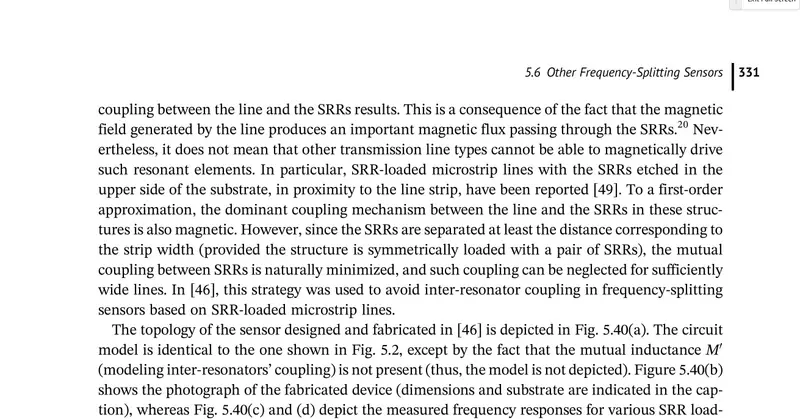 Textbook Page On Sensor Design