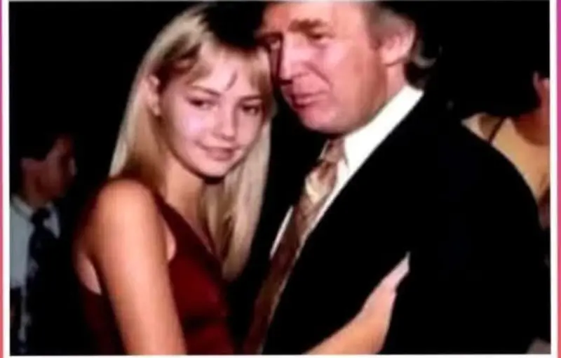 Trump With Blonde Woman