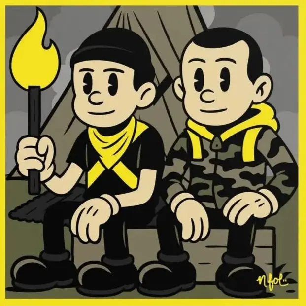 Twenty One Pilots Cartoon Camping