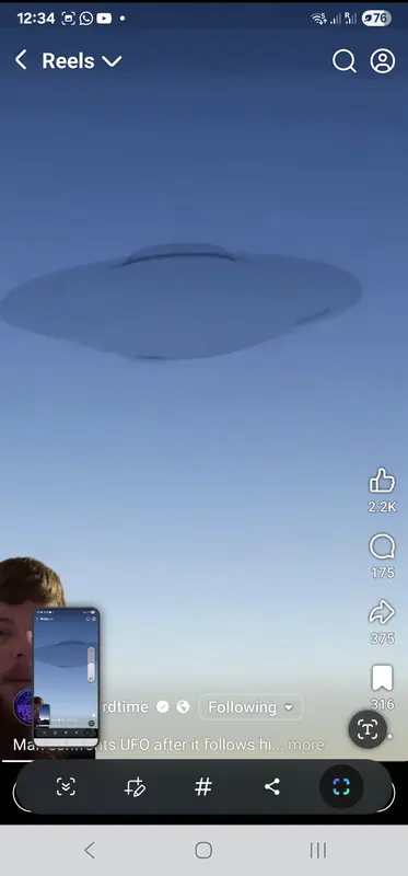 UFO Appears In Video
