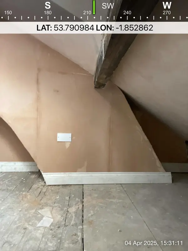 Unfinished Attic Room Interior