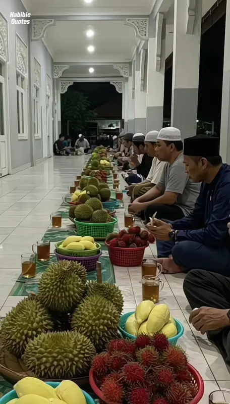 Veranda Fruit Gathering Scene