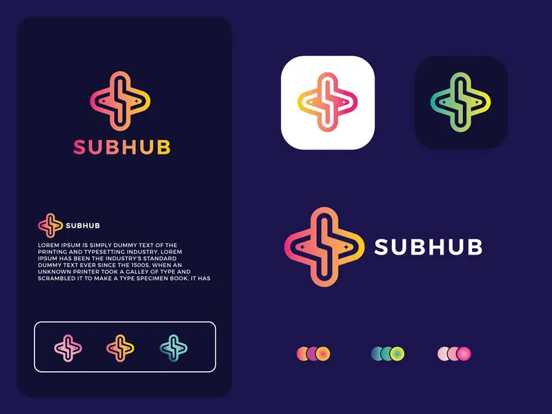 Vibrant Abstract Logo Design