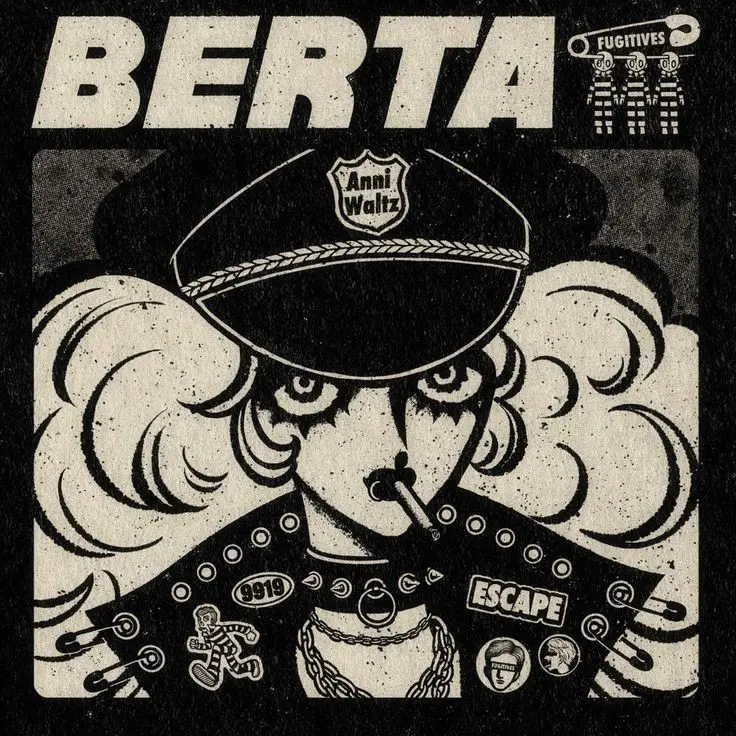 Vintage Punk Poster Illustration