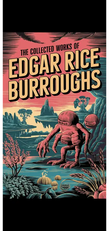 Vintage Sci-Fi Book Cover