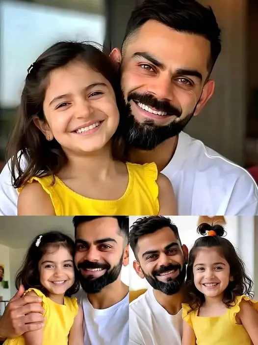 Virat Kohli And Daughter