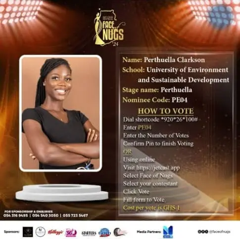 Voting Flyer For Contestant