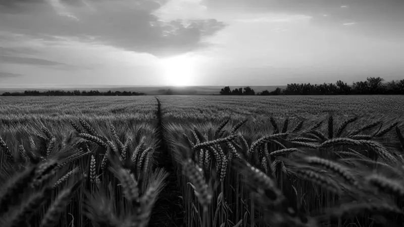 Wheat Field At Sunset