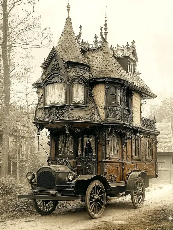 Whimsical House Car Fusion