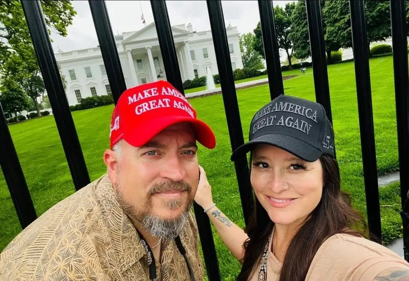 White House Selfie With Supporters