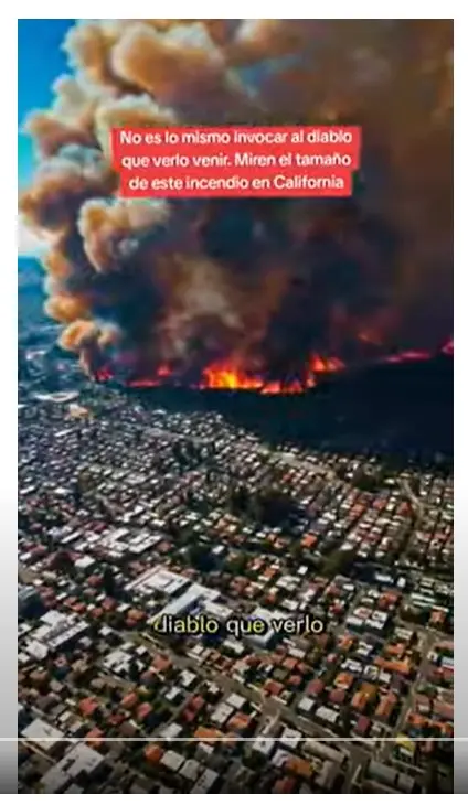 Wildfire Near Urban Area