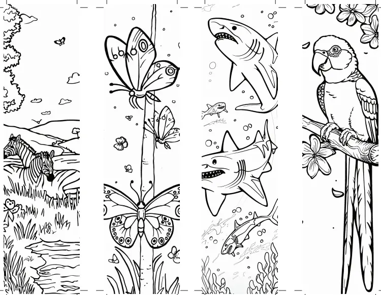 Wildlife Line Art Collection