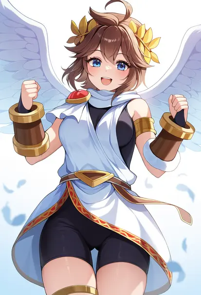 Winged Anime Character Illustration