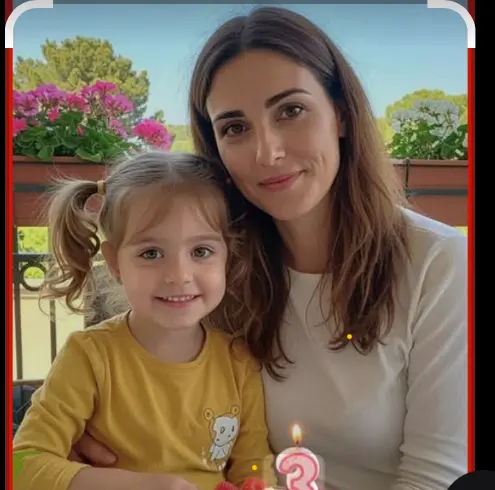 Woman And Child's Portrait