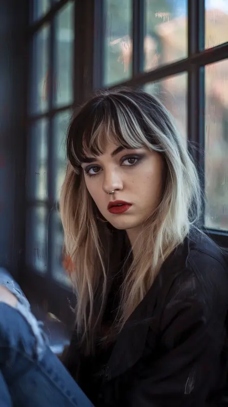 Woman By Window Portrait